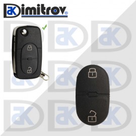 Бутони кутийка ключ 2 бутона Audi A2 A3 A4 A6 A8 TT